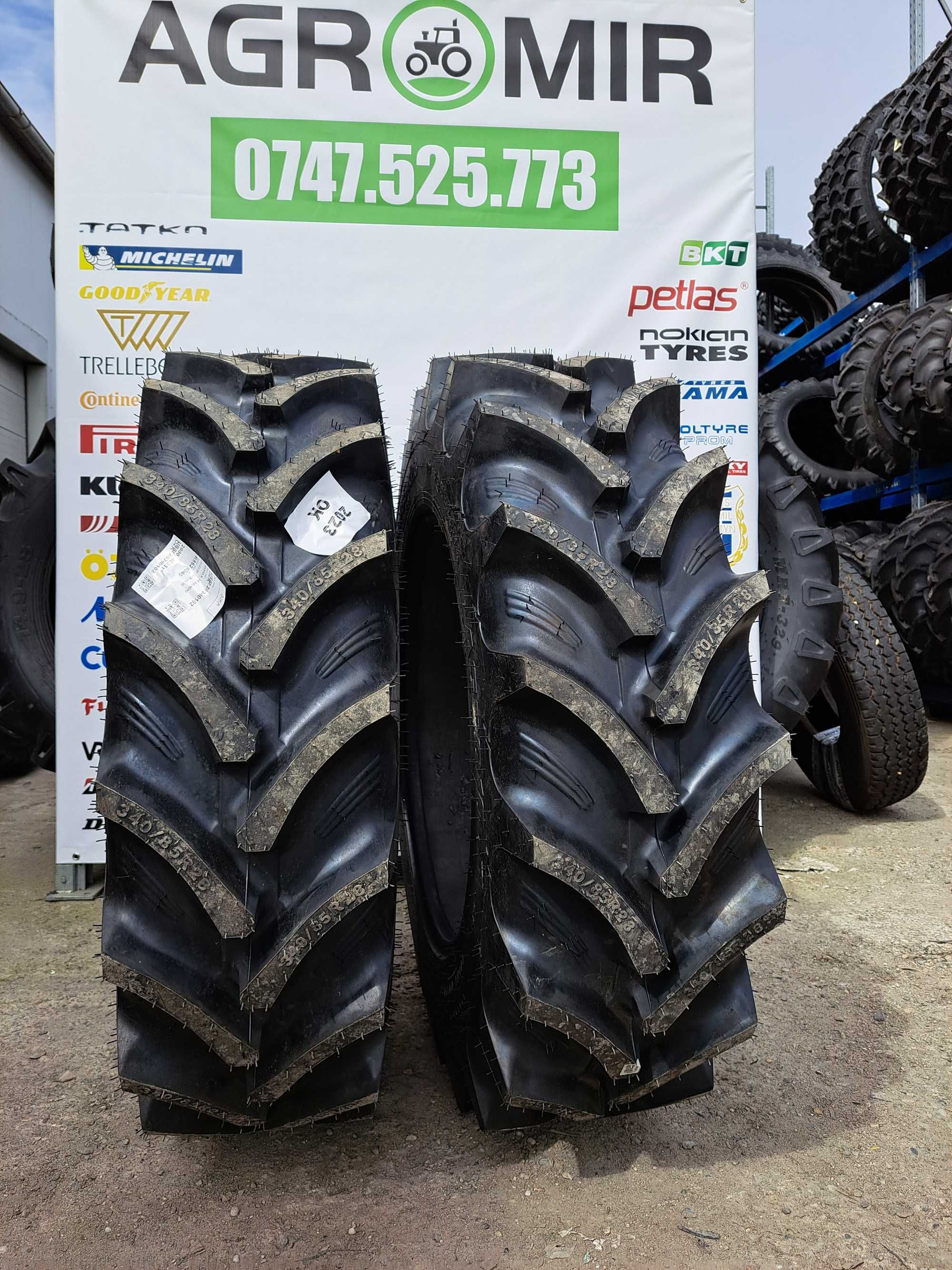 Cauciucuri agricole 340/85R28 marca OZKA anvelope radiale 13.6R28