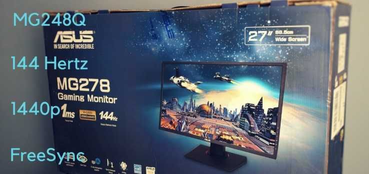 Monitor Gaming LED ASUS 27" inch - 144hz - WQHD 2560x1440