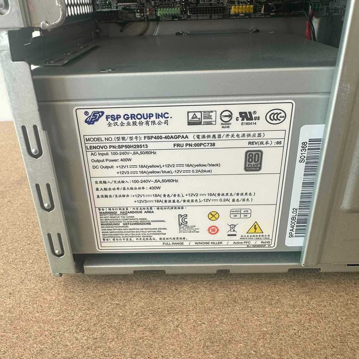 Workstation Lenovo P330 i7-8700 32GB RAM 512GB SSD NVMe Quadro P620