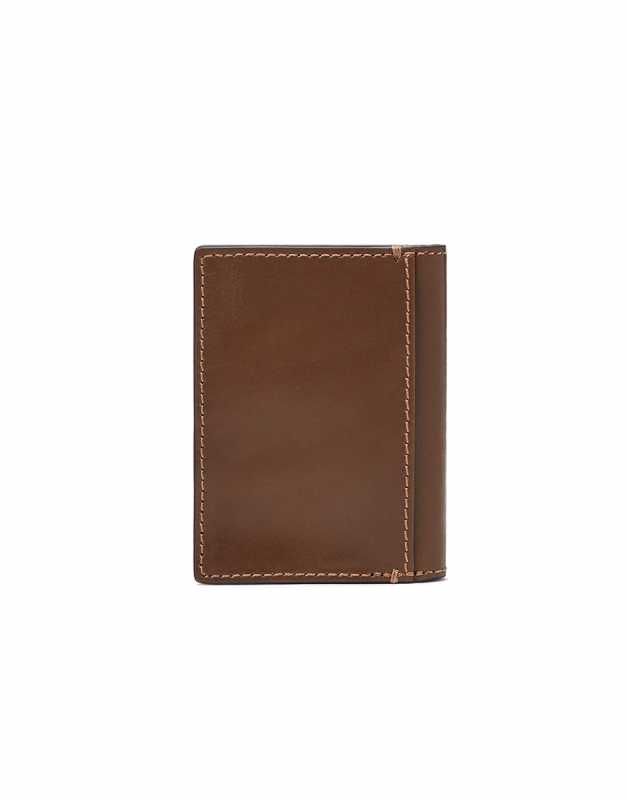 Portofel Fossil Gus Front Pocket Wallet Medium Brown, piele, nou