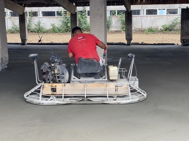 Turnari beton finisat mecanic elicopterizat