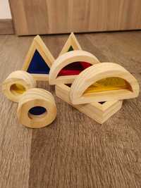 Jucarie - piese de construit din lemn