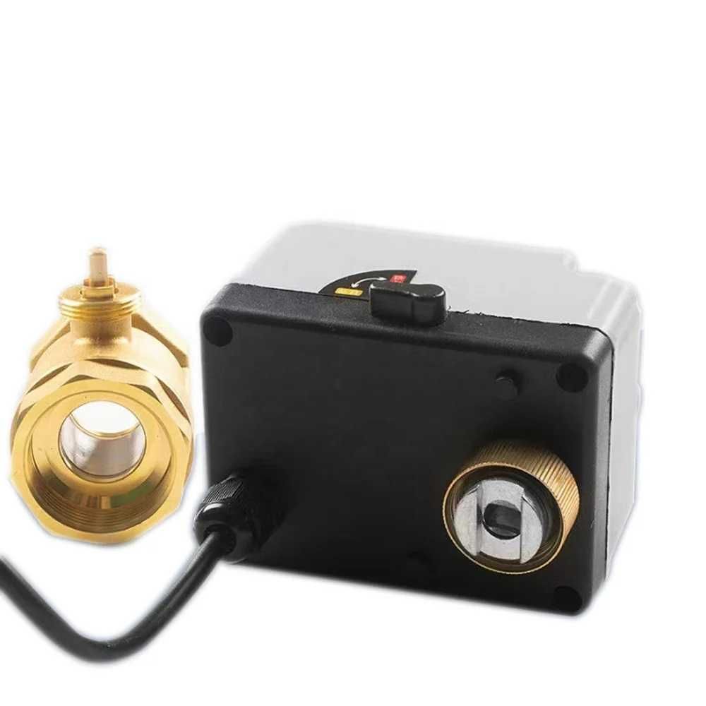 1“ 220v Електрически клапан кран със ел задвижка работи без налягане
