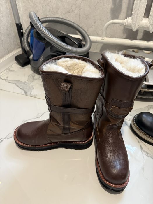 Натуральный кожанный унты с Монголий все размеры есть