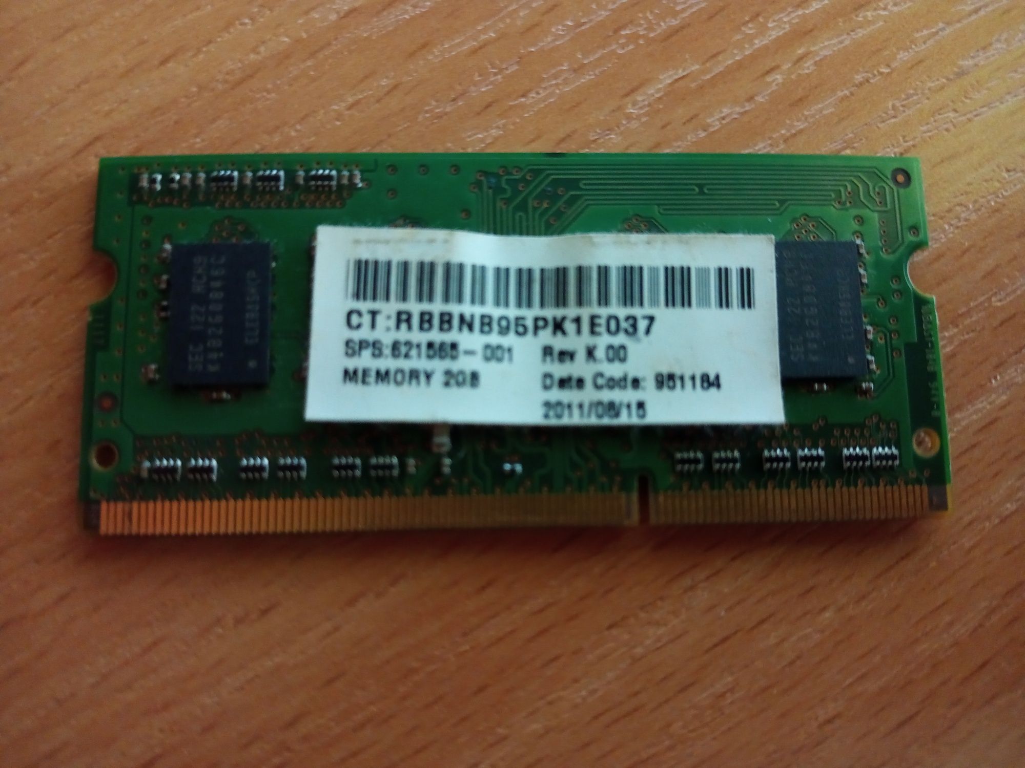 Memorie RAM 2GB DDR3 laptop