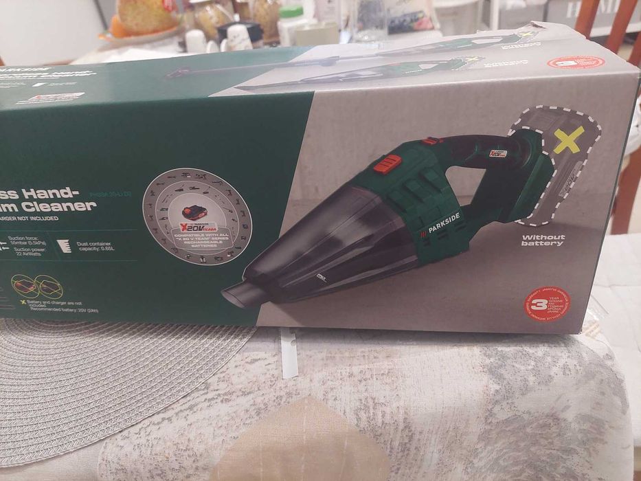 НОВА прахосмукачка Parkside 20V PHSSA 20-Li C1 за X20V