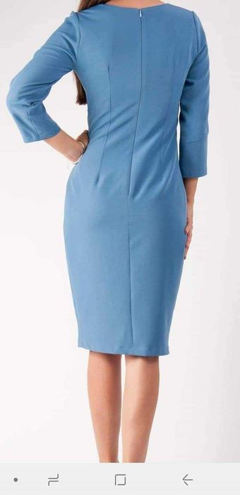 Rochie albastru deschis, Moze, marimea 38, cu eticheta