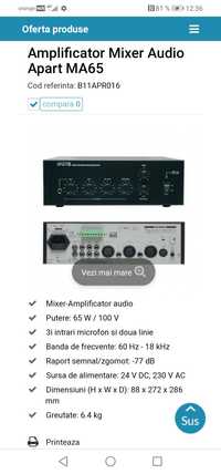 Amplificator profesional