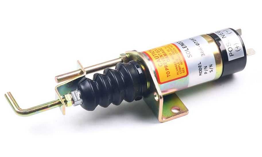 Соленоид магнитен винтил за дизелов мотор агрегат Lister Petter НОВО!!