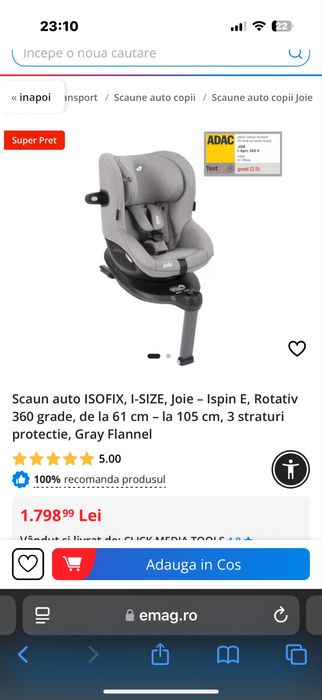 Joie i-size cy isofix