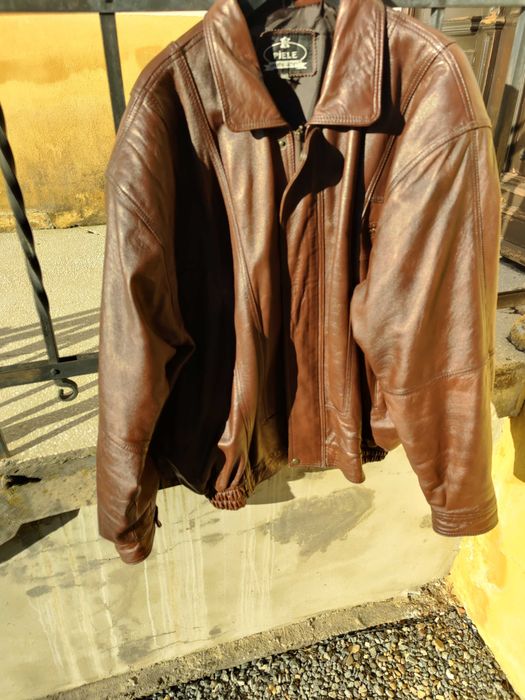 Geaca piele naturala Miel barbati Maro 2XL - XXL -3XL 54-56 - 6XL