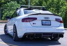 Eleron portbagaj M4 style Audi A4 B8, B8.5(2008-2015) negru lucios