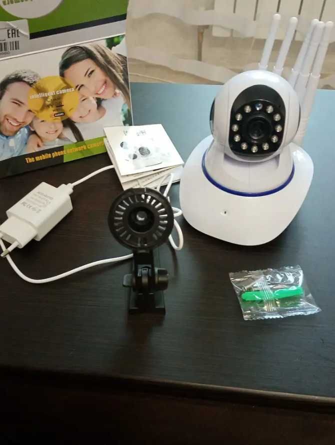 Безжична камера за видеонаблюдение wi fi, въртяща се видеонаблюдение