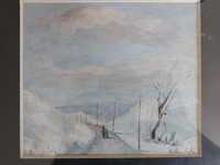 Bacaloglu Maria Ionescu tablou peisaj de iarnă