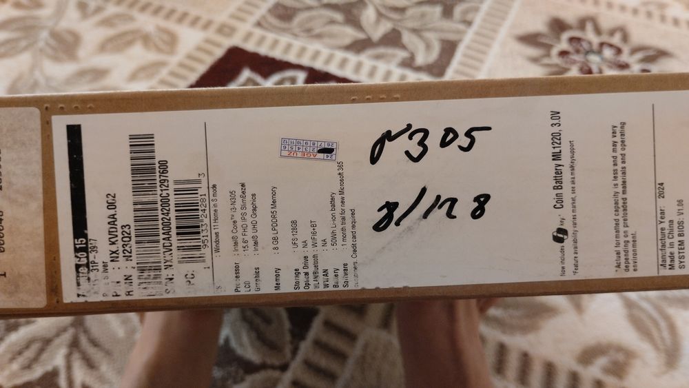 Acer aspirogo15 noutbook