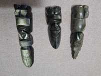 totem obsidian aztec statueta obsidian protectia familiei