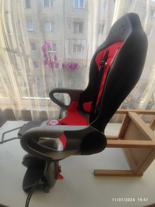 scaun de bicicleta pt. copii, spatar reglabil, Italia