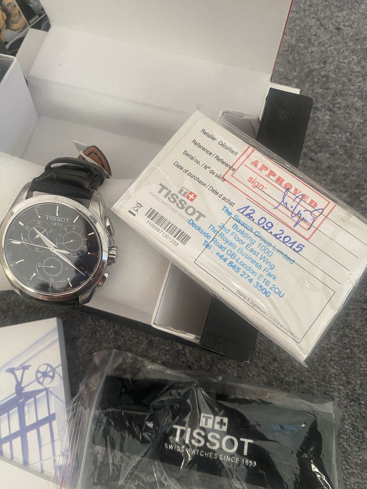 Часовник Tissot пълен комплект