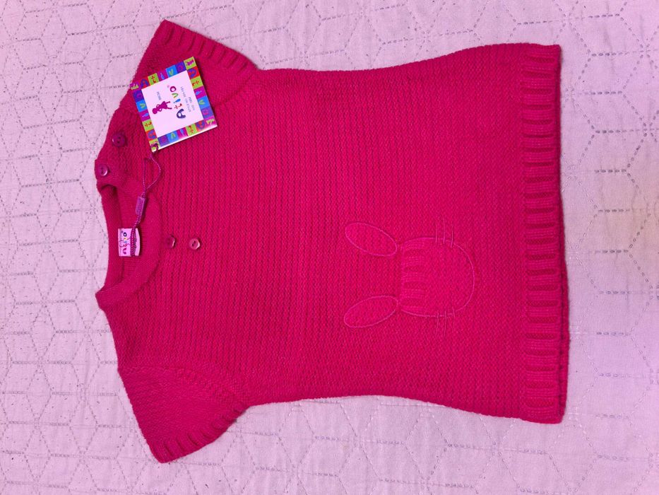 Нова плетена туника/пуловерче 86