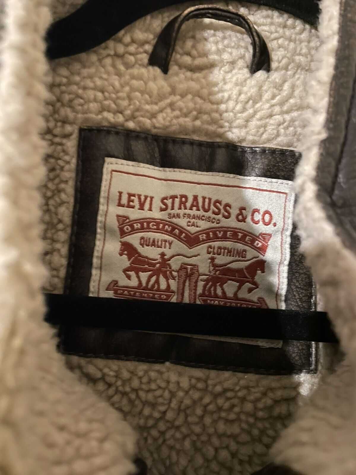 Яке Левис Levi's авиатор изкуствена кожа размер S