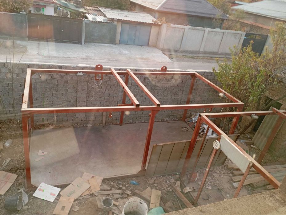 Кўчма дўкон учун 2 дона каркас сотилади 6,25м х 2,90м х 2,25м