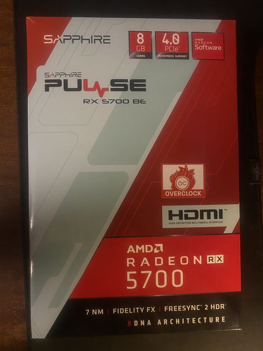 RX 5700 sapphire pluse 8 gb
