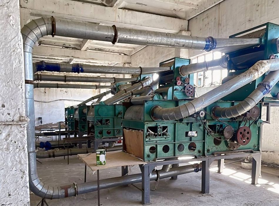 Готовий бизнес, хлопкоочистительные станки, пресс, дробилка