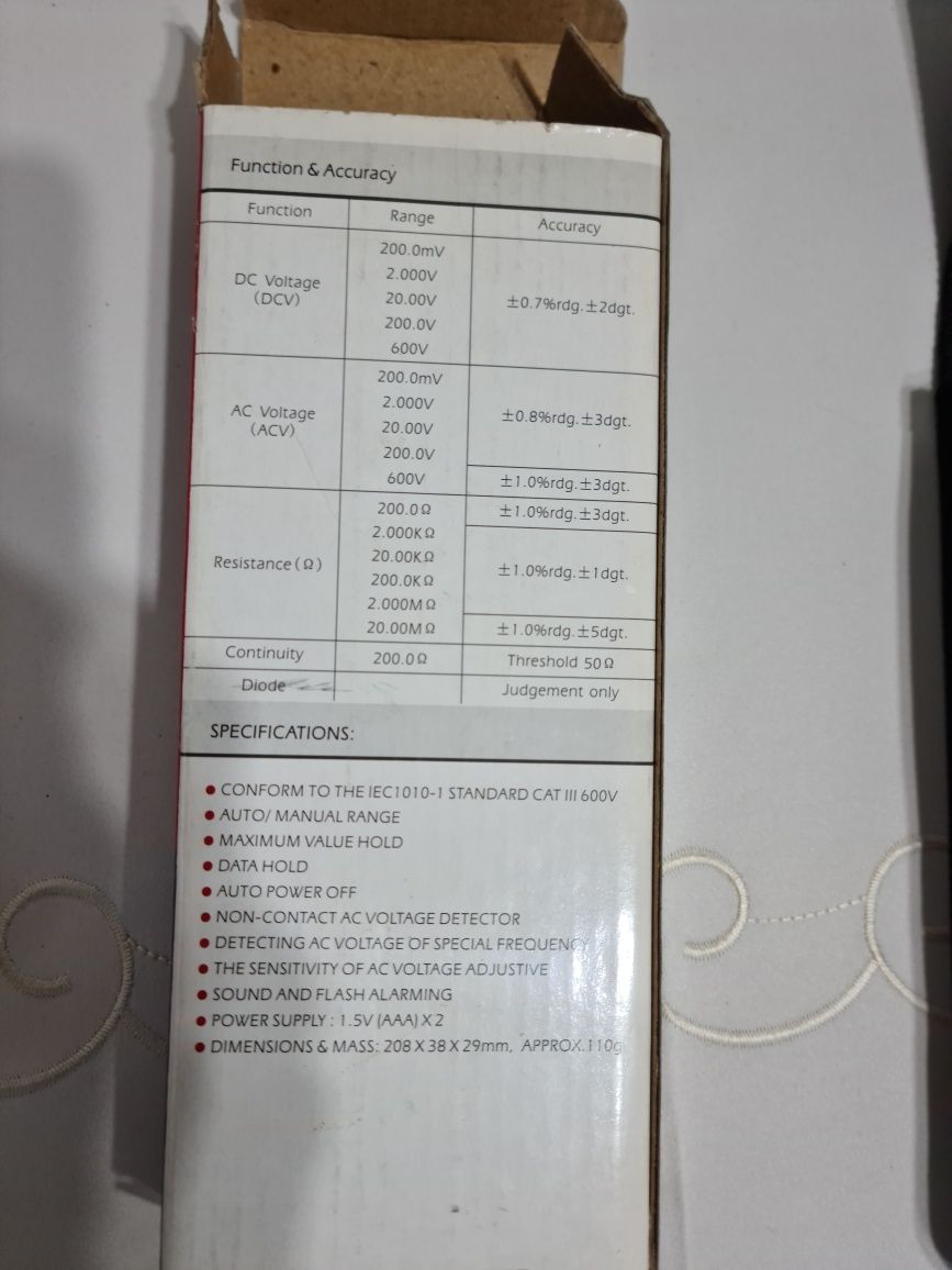 Multimetru HI TESTER MS8211