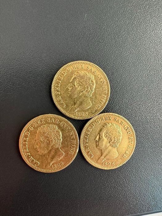 Златна монета Карло Феличе ди Савоя