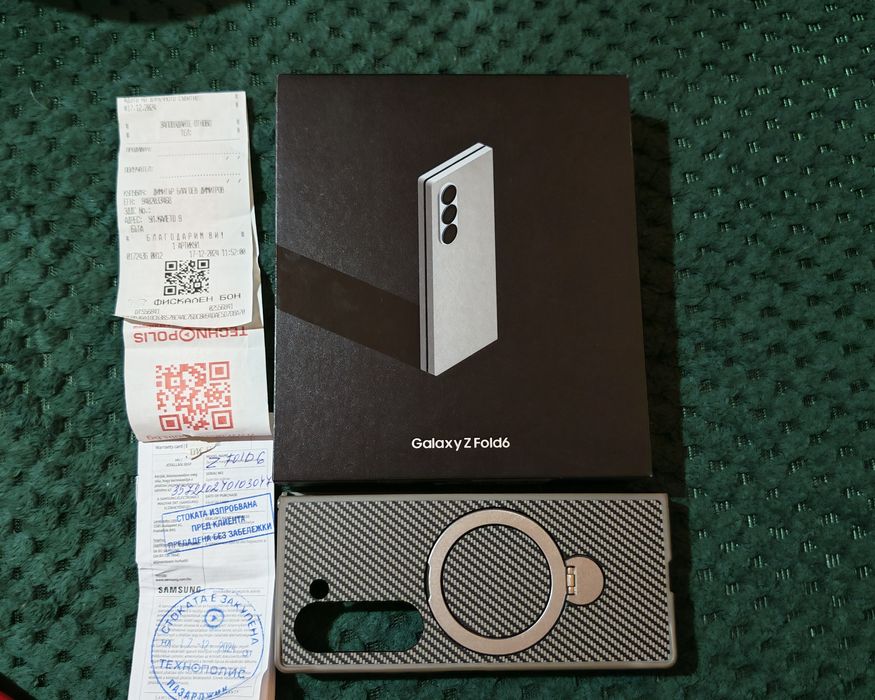 Samsung Galaxy Z Fold 6 - 512 GB  Silver Shadow Гаранция!