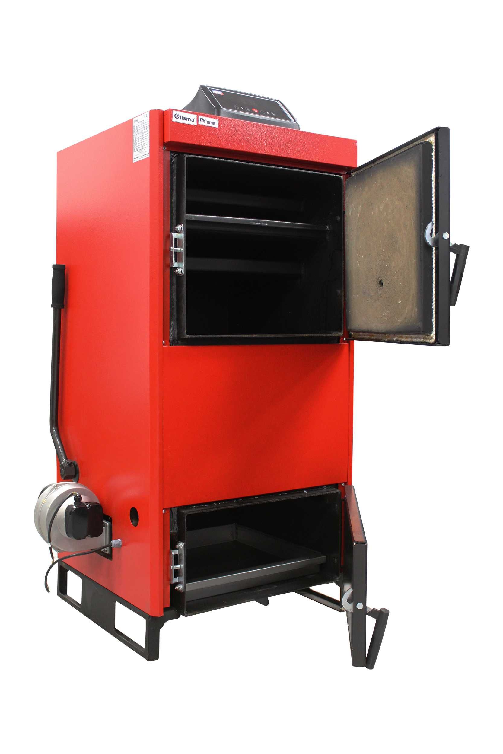Centrala pe combustibil solid, lemn, carbune, Fiama D2, Putere 70 kW