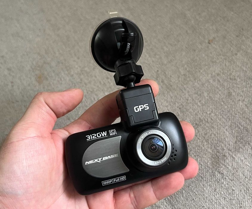 Camera auto Nextbase 312GW GPS WiFi Full HD, suport si alimentare