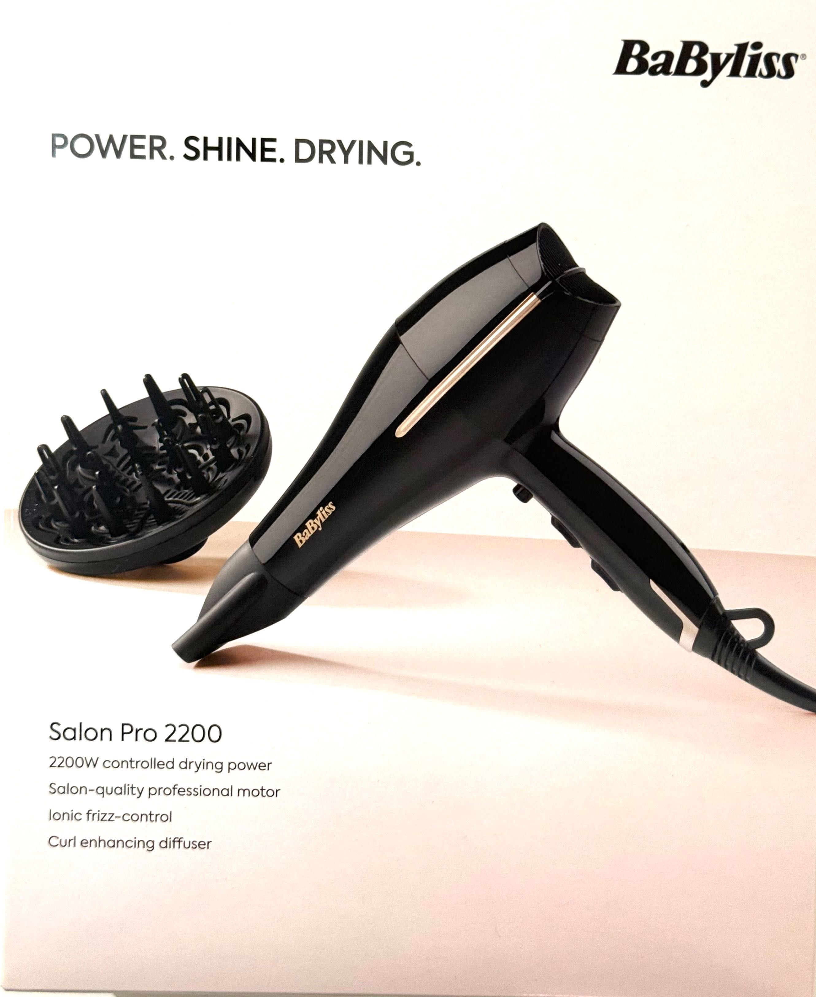 Професоонален Фризьорски Сешоар Babyliss Pro 2200 Йонен Контрол