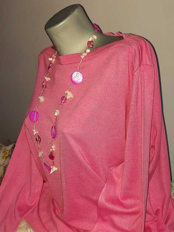 Bluza roz pink,marimea L,model lejer