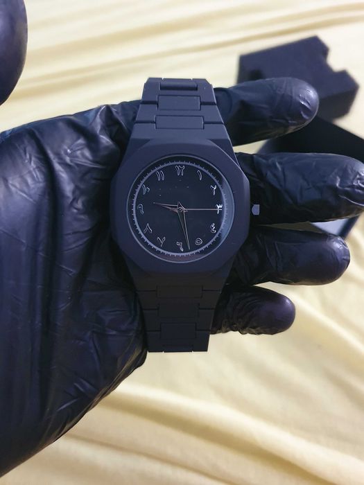 Ceas negru de lux din quartz pentru barbati Rolex
