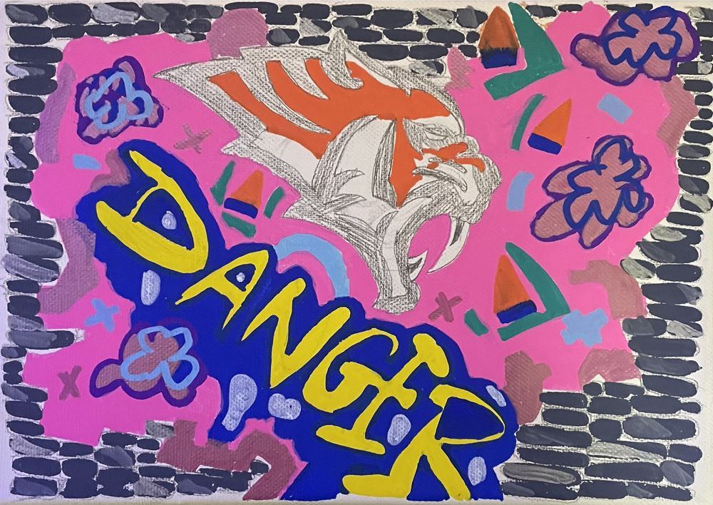 Graffiti Danger картина