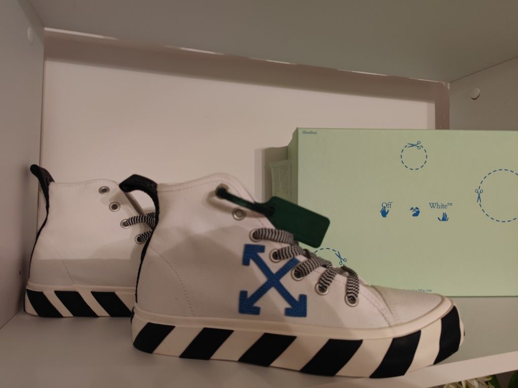 Tenisi Off-White Mid Top Vulcanized Canvas