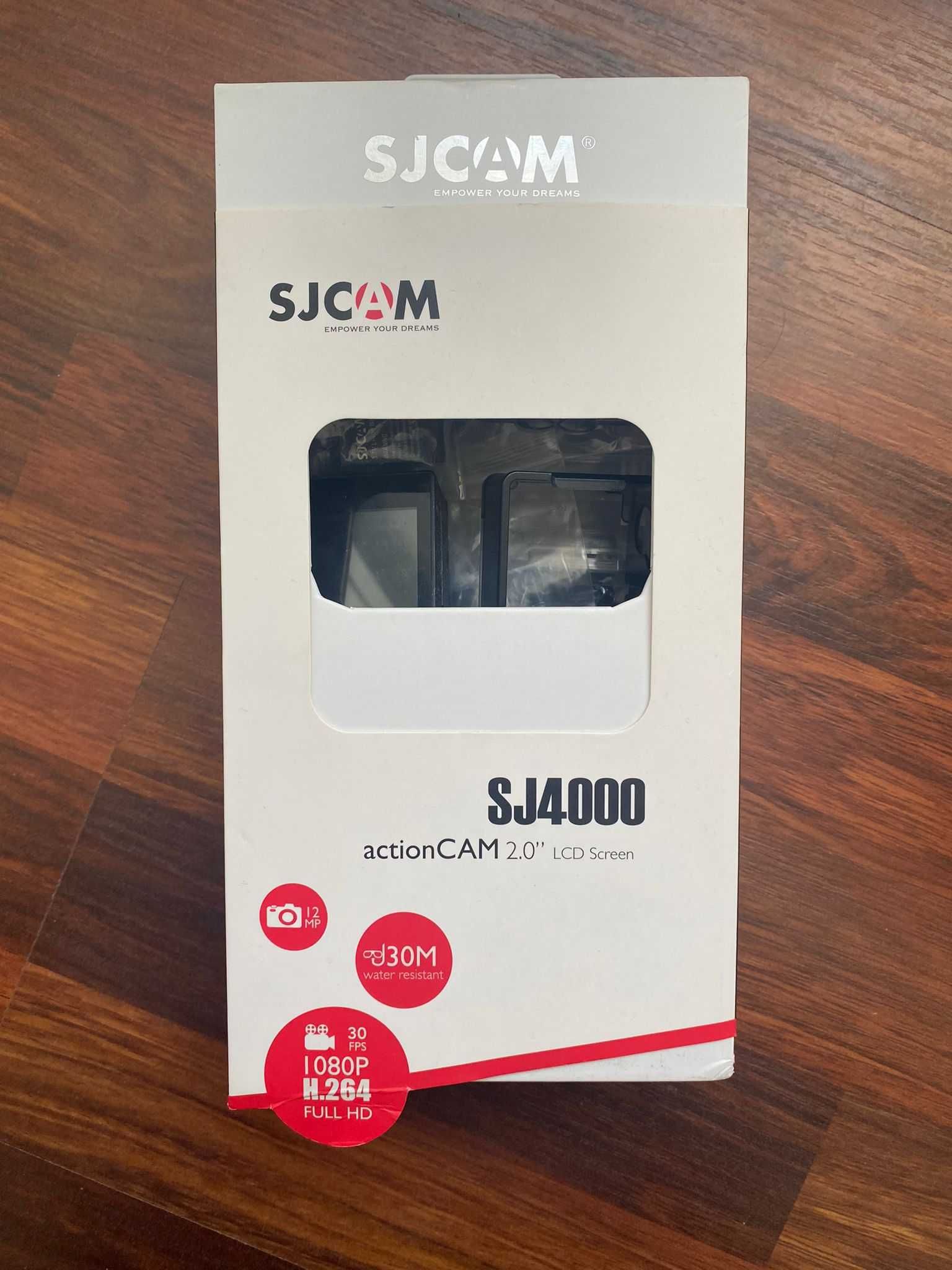 Camera Video Sport SJCAM SJ4000, Full HD 1080p, 12MP, Negru