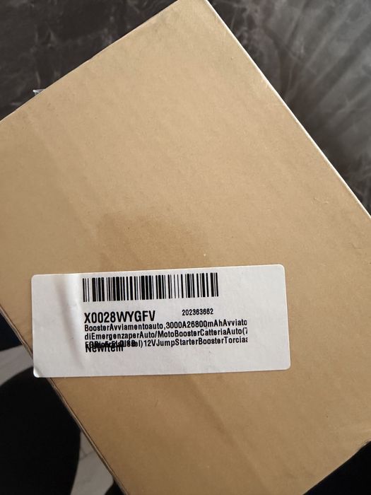 Jump starter auto nou sigilat powerbank umflat roti mingi saltele