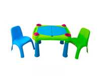 Masuta joaca activitati copii cu scaune, NOI, diverse culori, masa