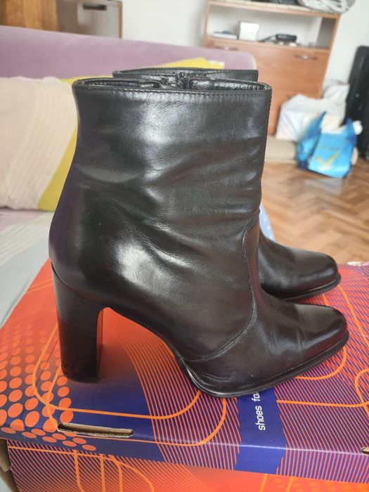 Ботильоны кожаные производство Италия