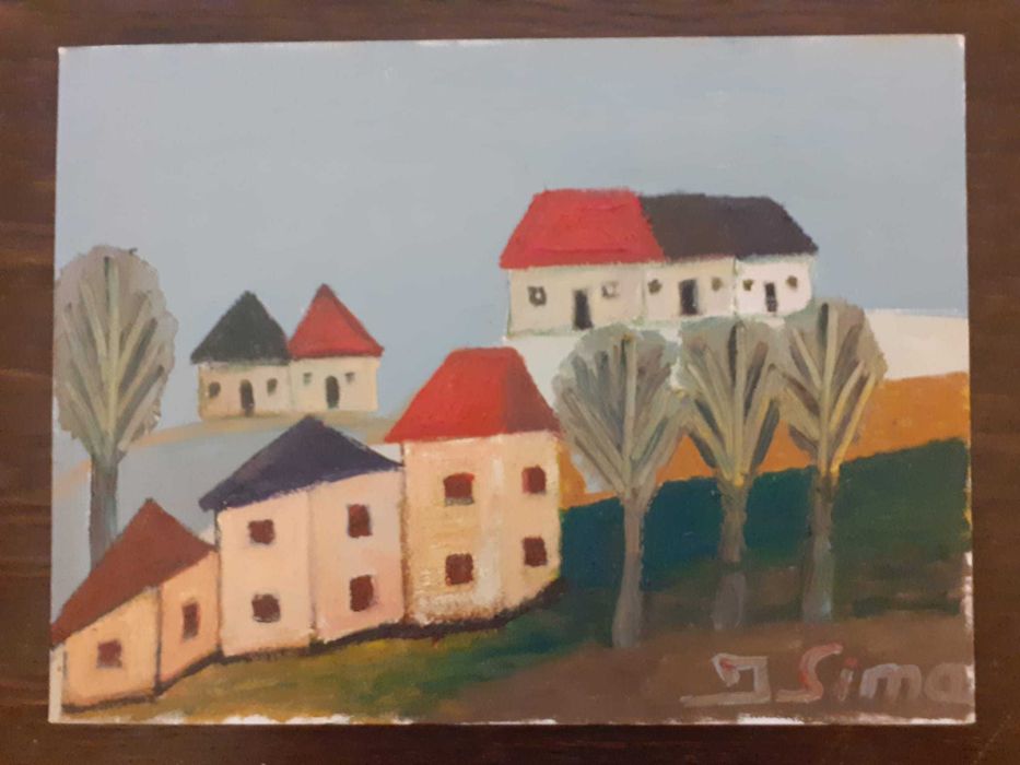 Tablouri inramate pictate manual in ulei