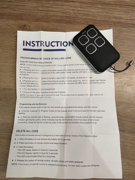 Клониращо дистанционно 868 Мхц rolling code