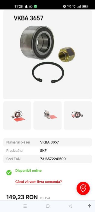 Rulment VKBA 3657