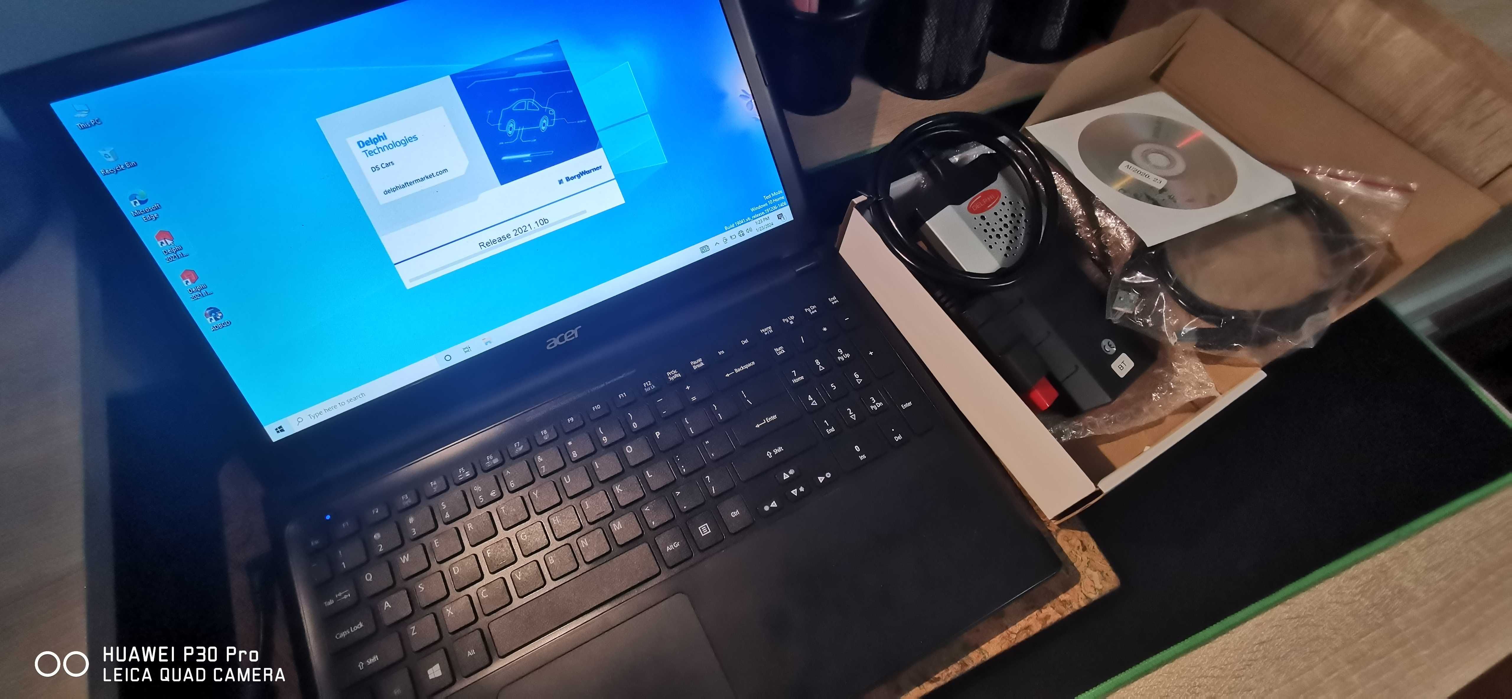 Laptop Toshiba i3 cu tester auto profesional Nou licență nelimitată