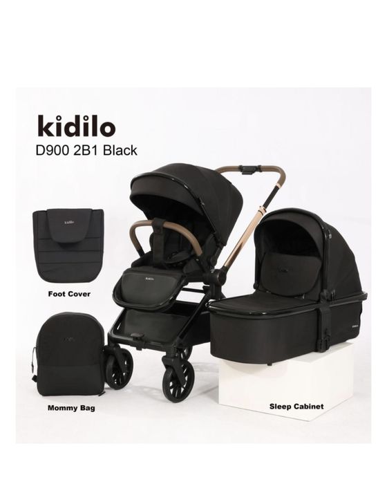 Коляска Kidilo новая черная