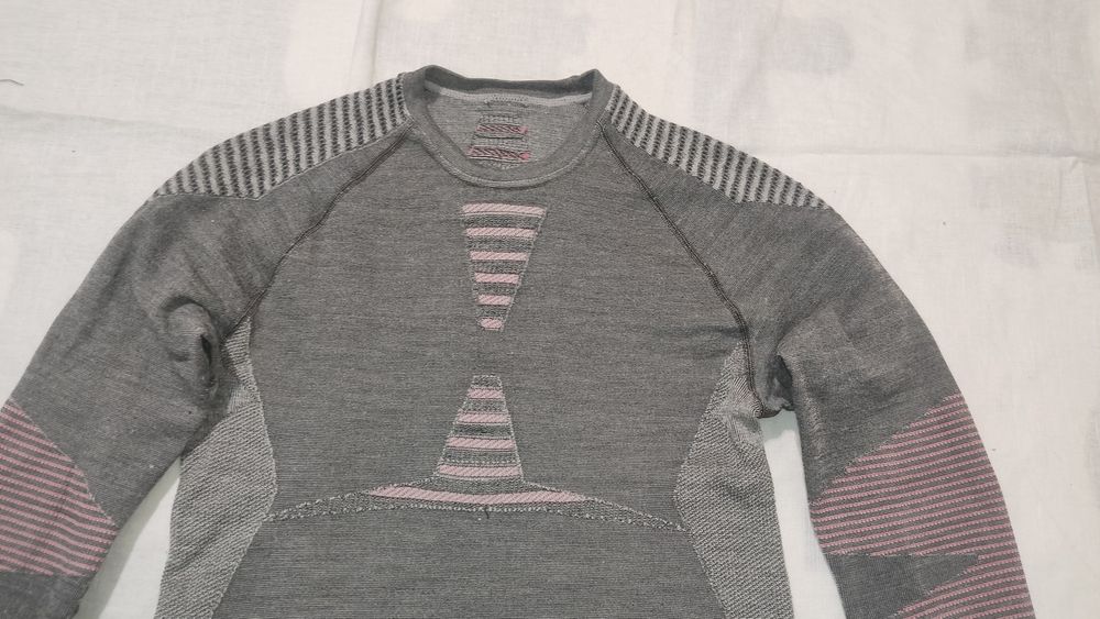 Bluza de corp ski wool lînă base layer L dama fete