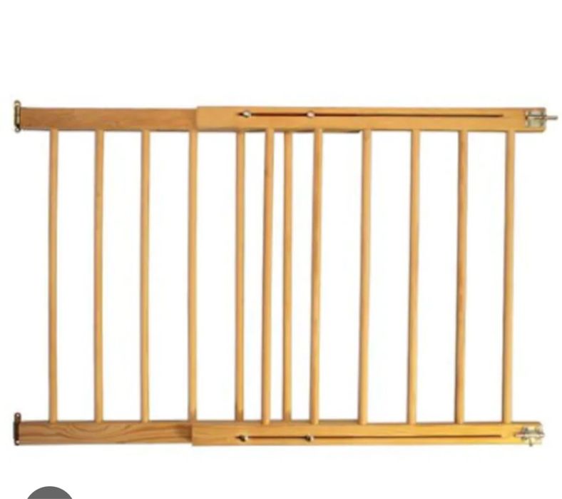Poarta de siguranta pt copii, reglabilă din lemn 72-122cm