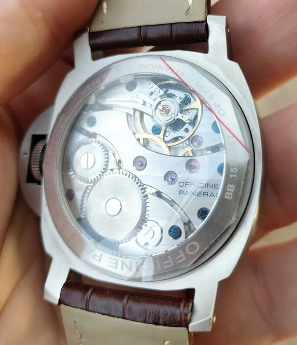 Panerai PAM177 Luminor Marina 44 mm Titan mecanic Unitas 6497