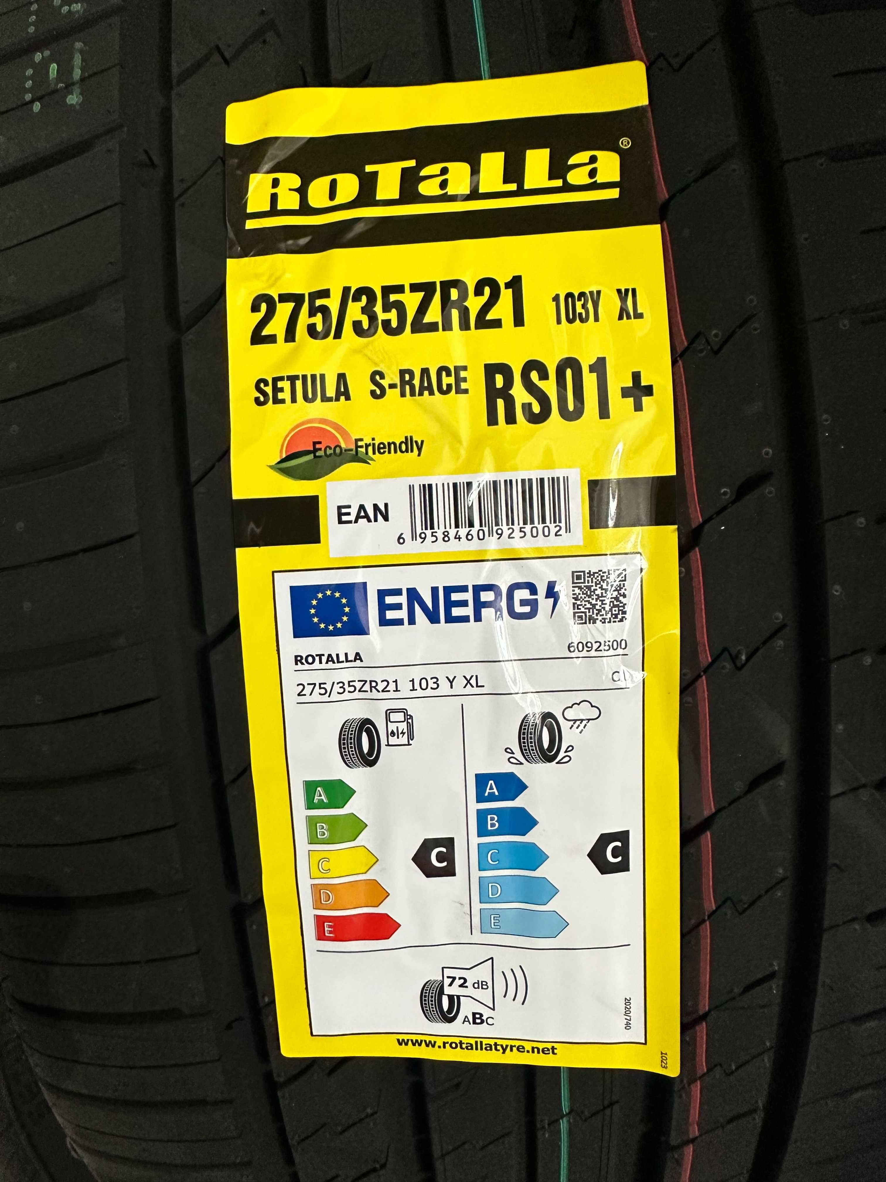 Нови летни гуми ROTALLA SETULA S-RACE RS01+ 275/35R21 103Y XL НОВ DOT